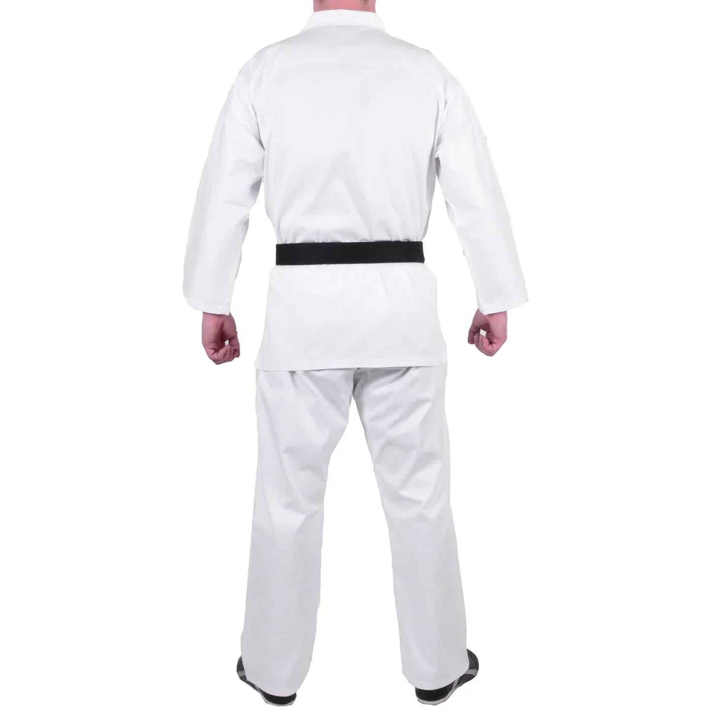 MAR-001B | Traditional White Karate Student Uniform Gi (8.5oz Fabric) + FREE BELT - Uniforms
