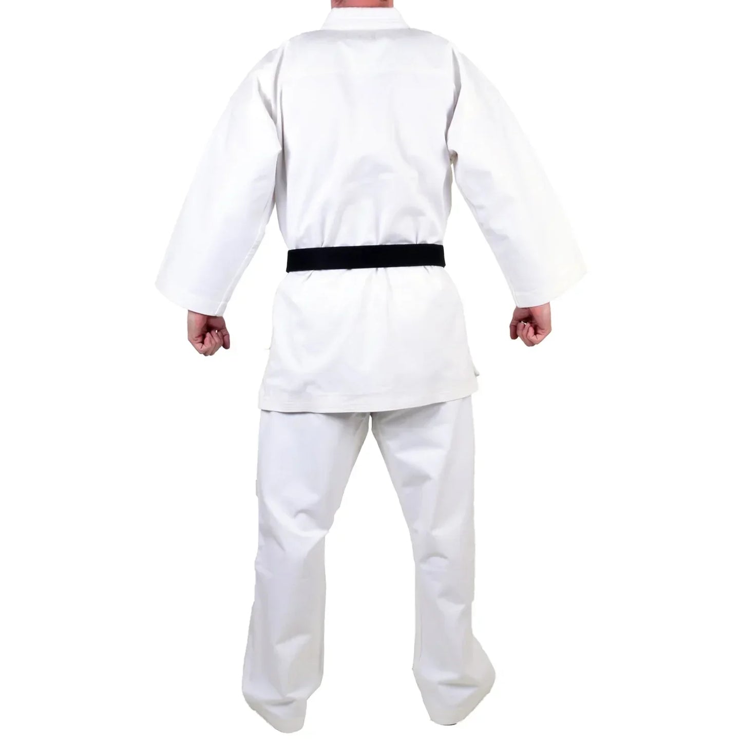 MAR-013B | White Karate Competition Uniform - European Style (14oz Canvas Fabric) - Uniforms