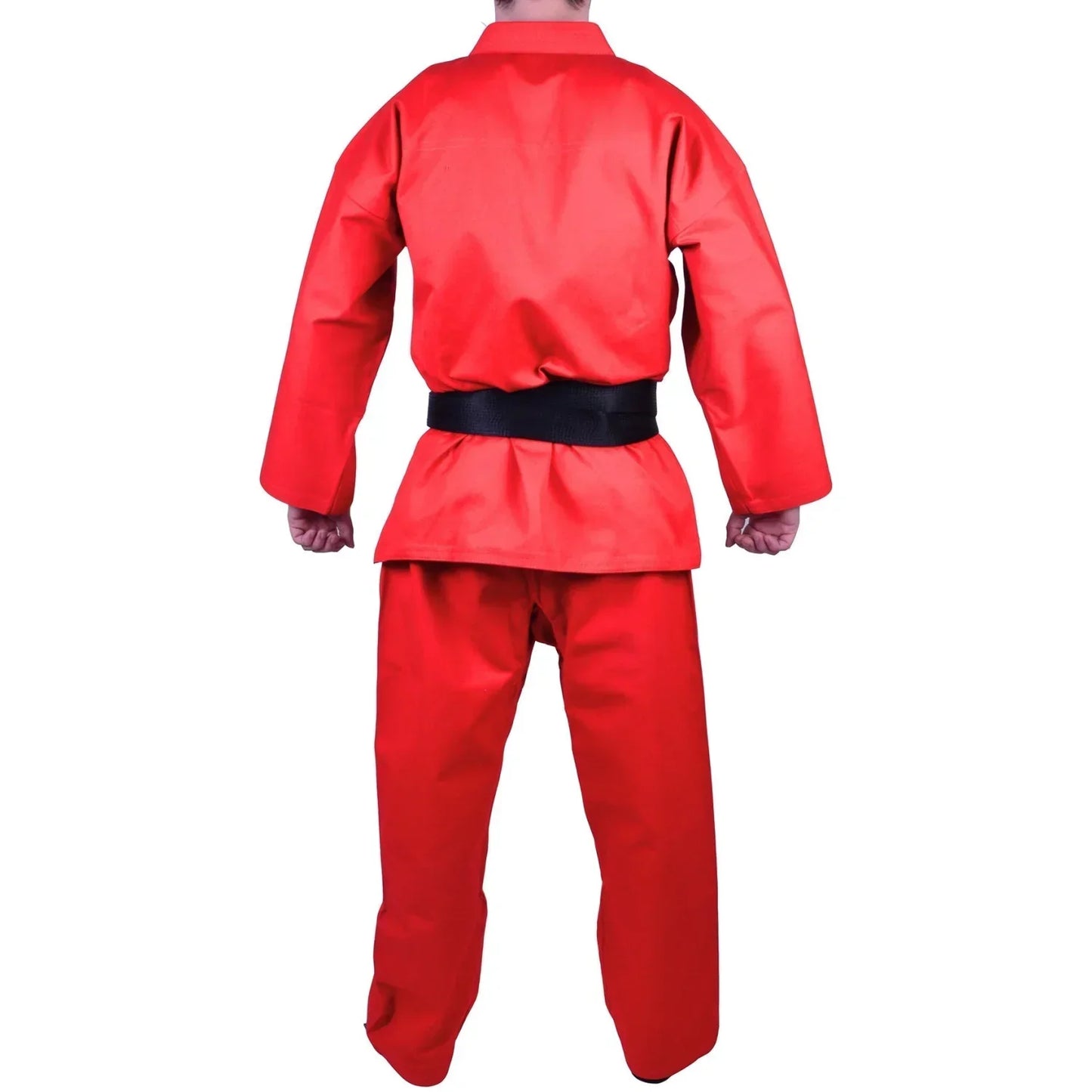 MAR-018 | Red Karate Tournament Heavyweight Uniform (14oz Canvas Fabric) - Uniforms