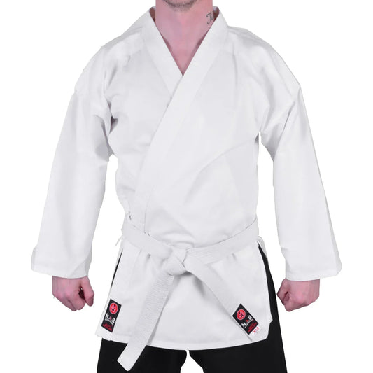 MAR-019A | Traditional White Karate Jacket - Uniforms