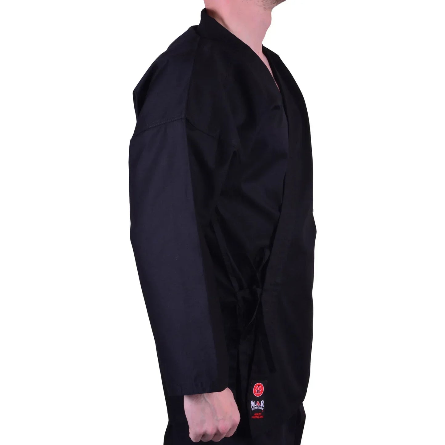 MAR-019B | Traditional Black Karate Jacket - Uniforms