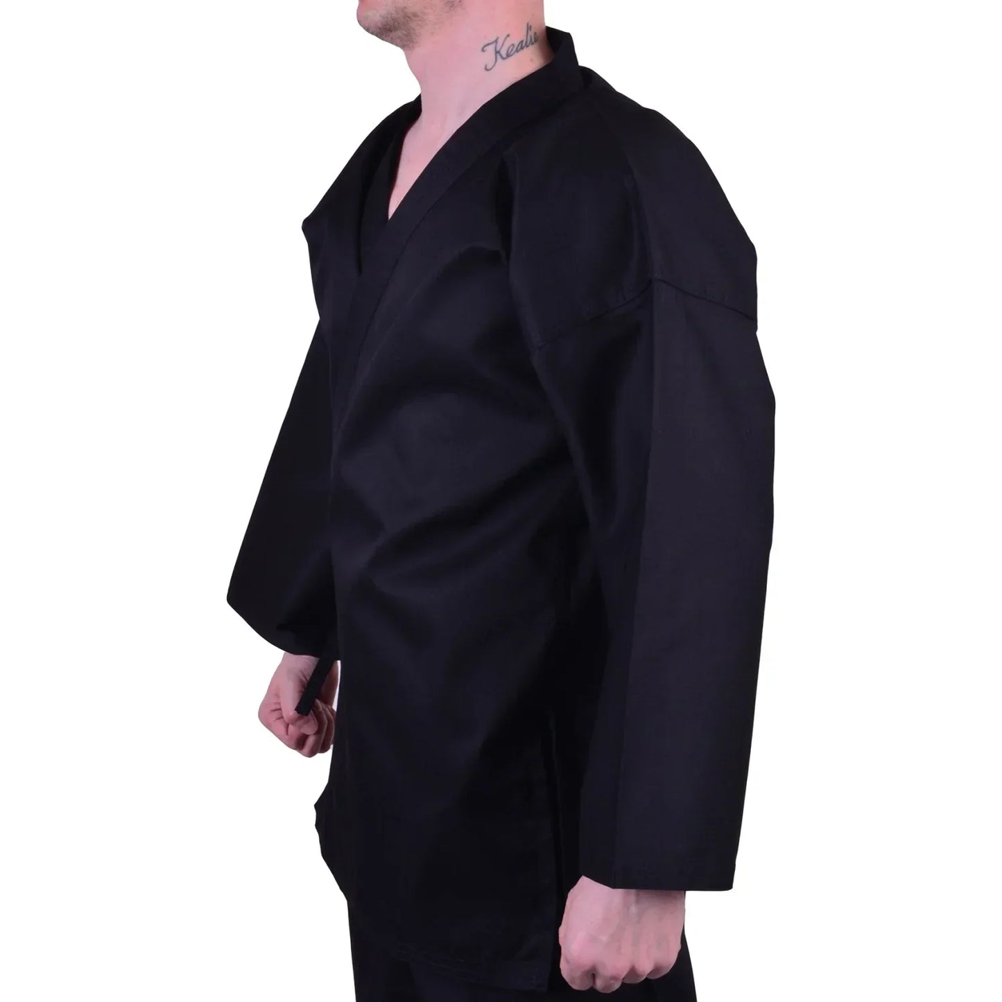 MAR-019B | Traditional Black Karate Jacket - Uniforms