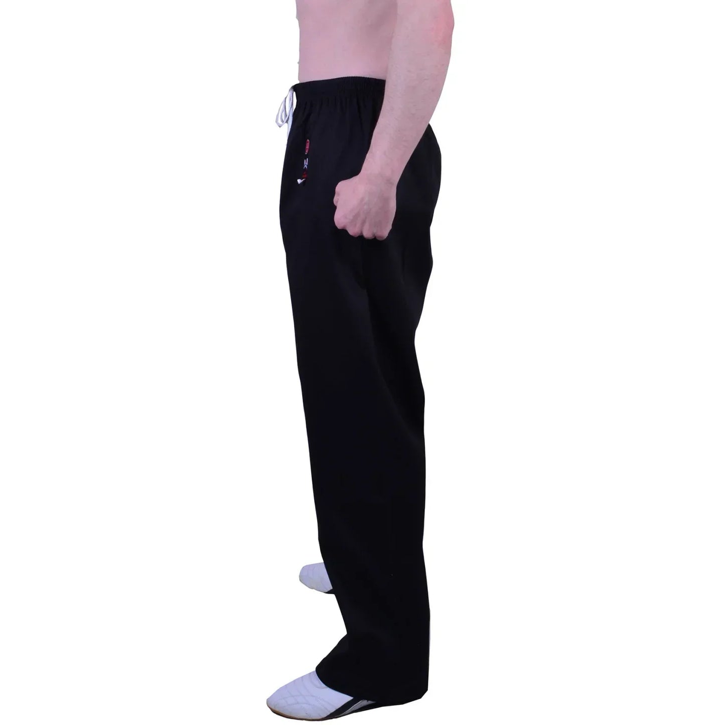 MAR-020B | 8oz Black Traditional Karate Trousers - Trousers