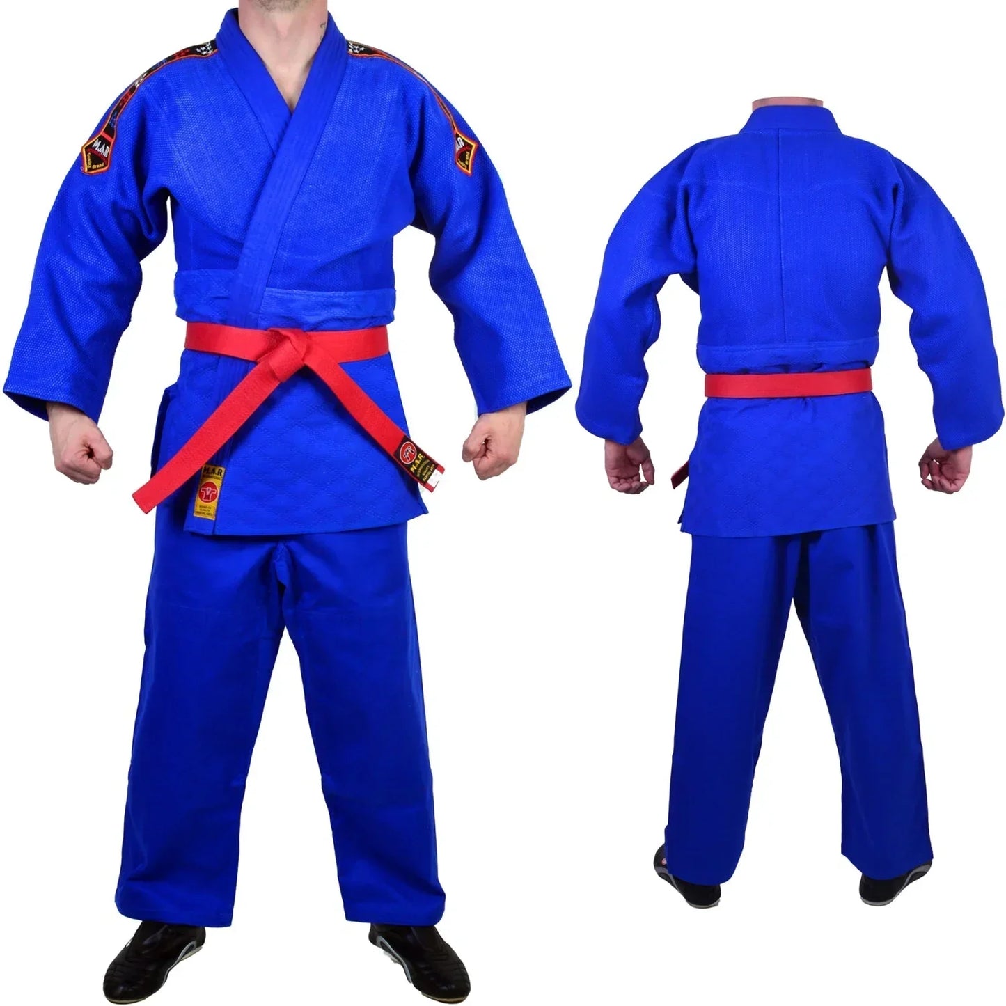 MAR-029 | Blue Judo Double Weaved Uniform - Uniforms