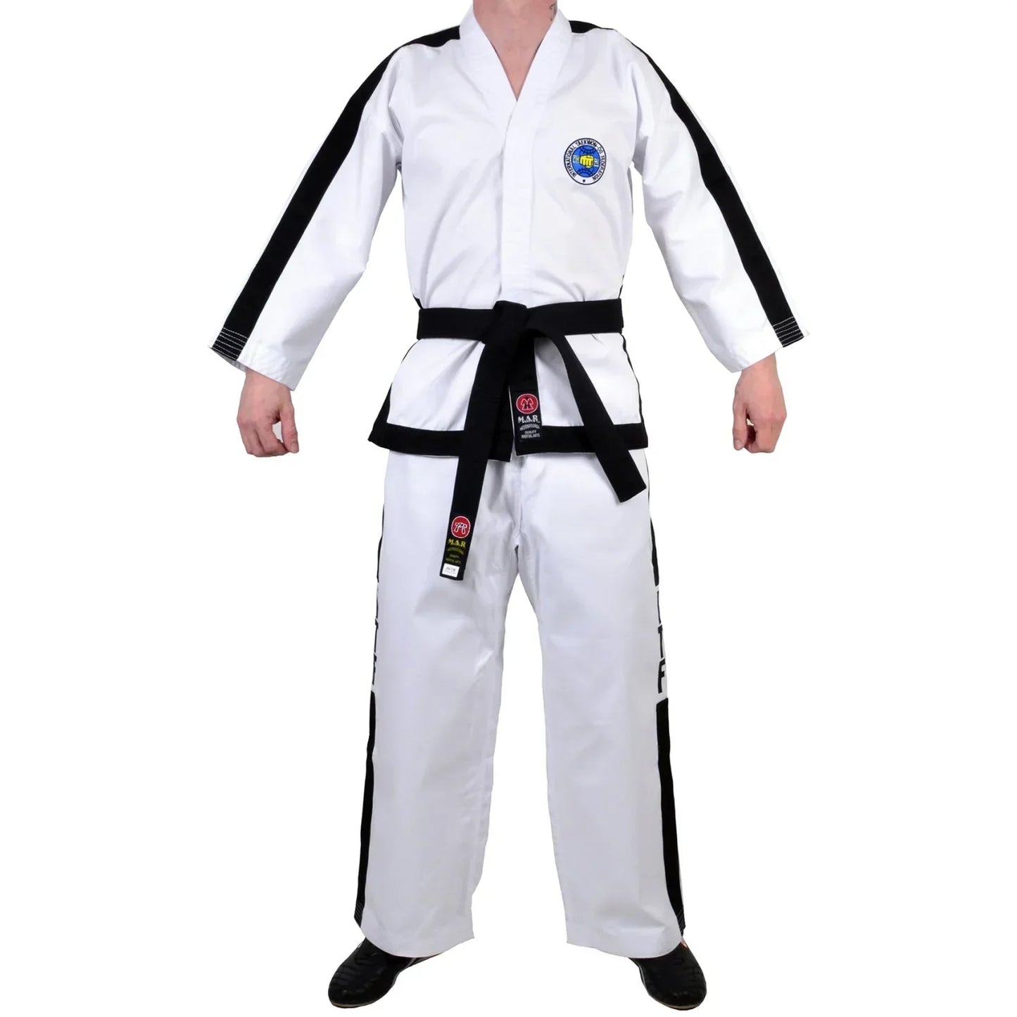 MAR-041 | ITF White Taekwondo Uniform for Top Pros/Masters - Uniforms