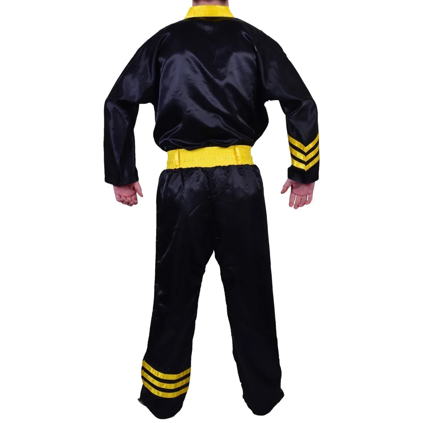 MAR-053A | Black & Yellow Freestyle Uniform w/ Stripes/Stars - Uniforms