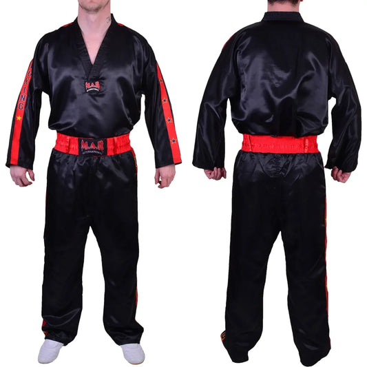 MAR-056 | Black Kickboxing Training & Competition Uniform - Uniforms