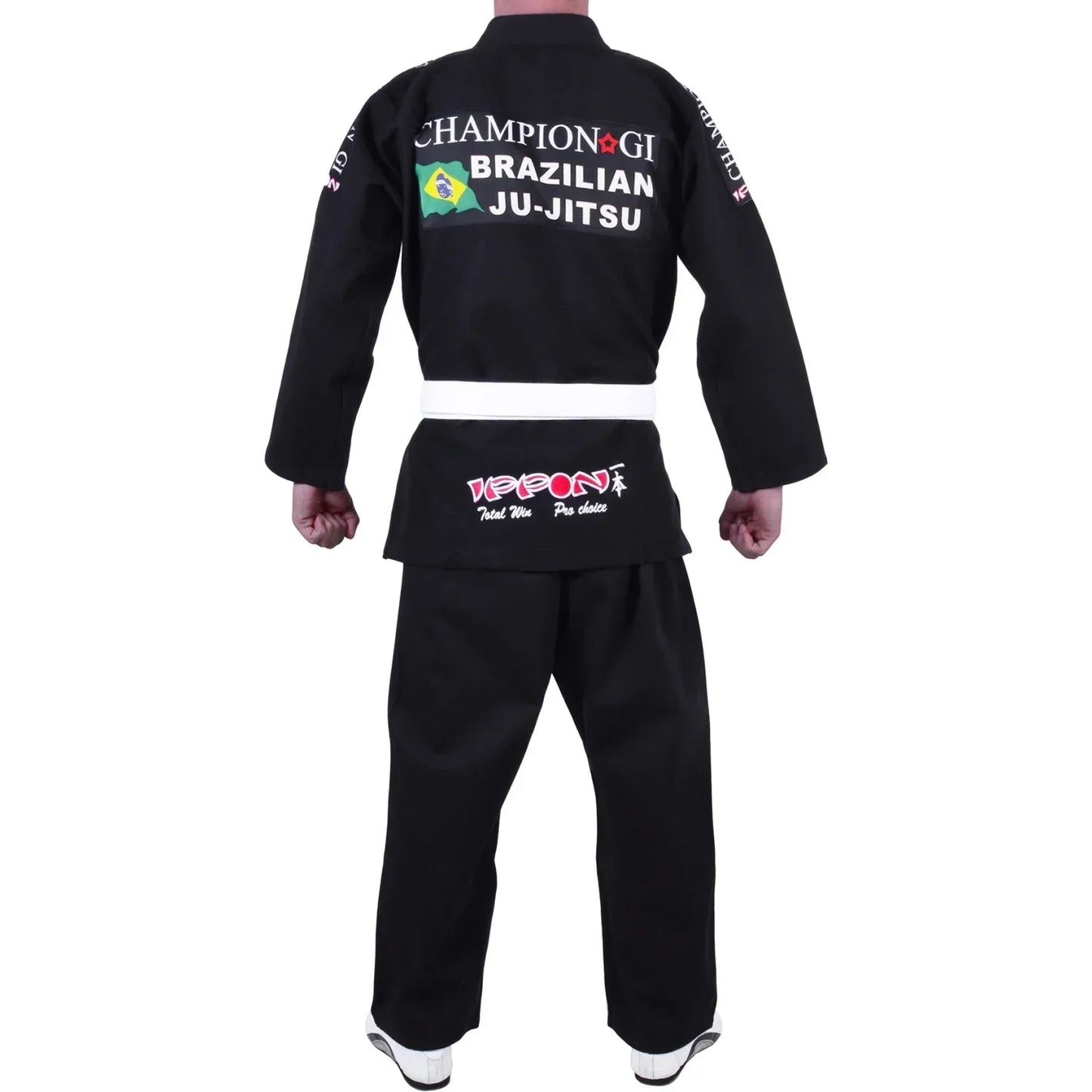 MAR-066 | Black Designer Jiu-Jitsu Training & Competition Uniform - Uniforms