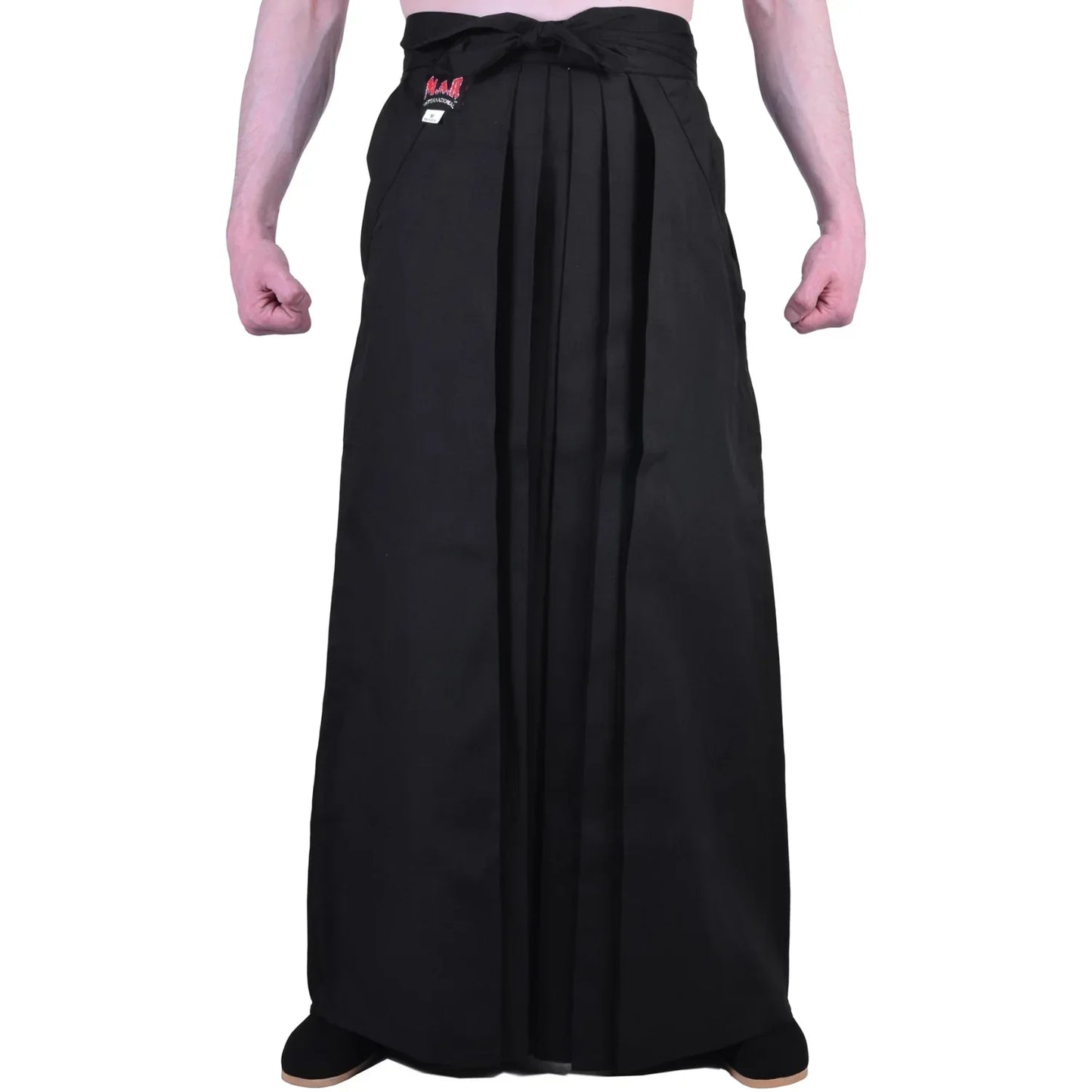 MAR-073A | Traditional Black Aikido Hakama - Uniforms
