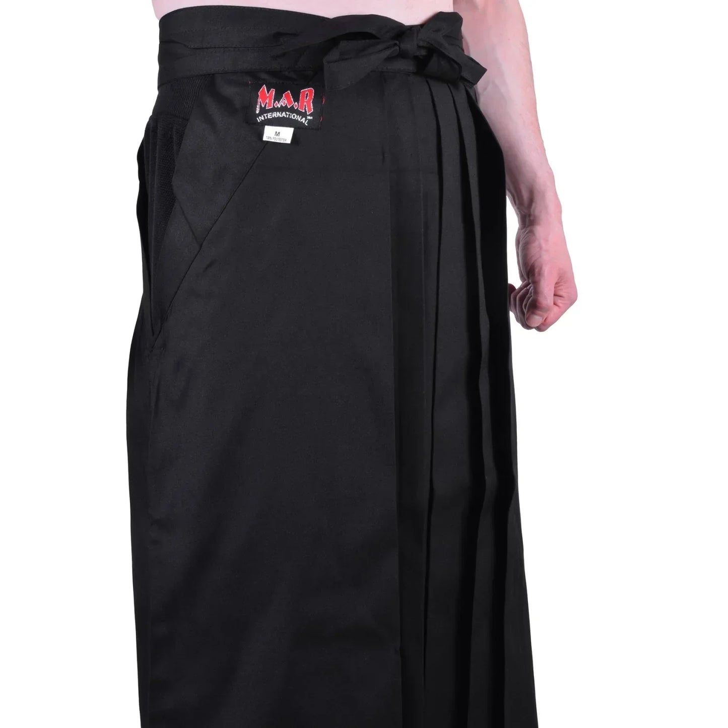 MAR-073A | Traditional Black Aikido Hakama - Uniforms