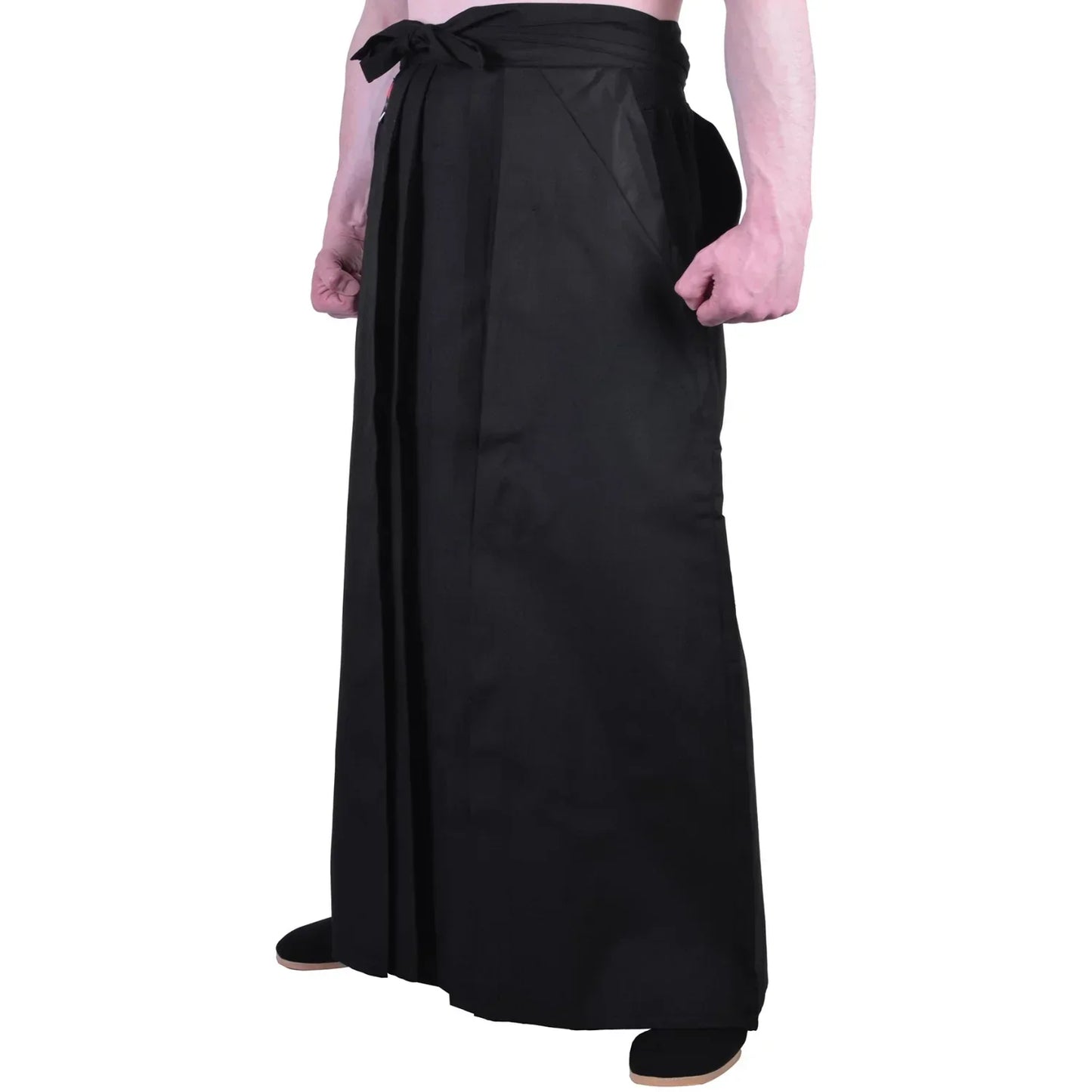 MAR-073A | Traditional Black Aikido Hakama - Uniforms