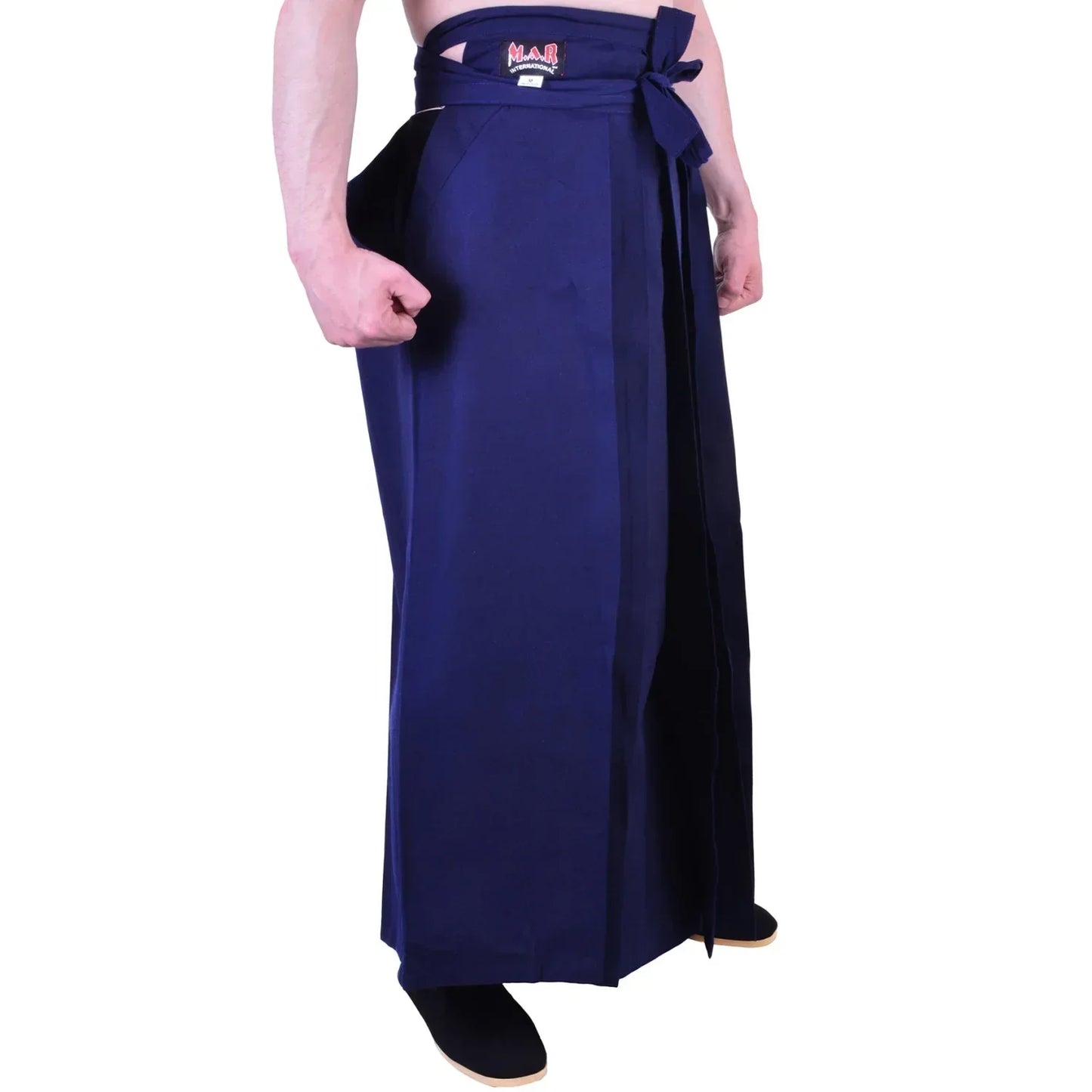 MAR-073B | Traditional Blue Aikido Hakama - Uniforms