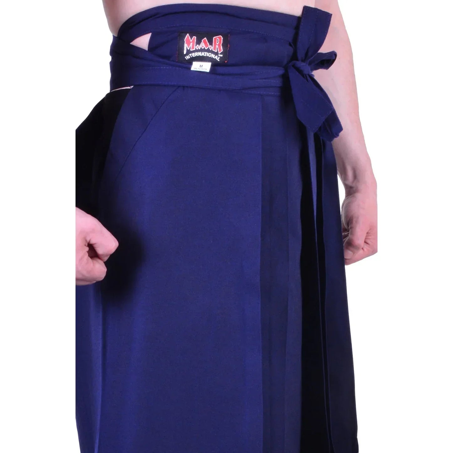 MAR-073B | Traditional Blue Aikido Hakama - Uniforms