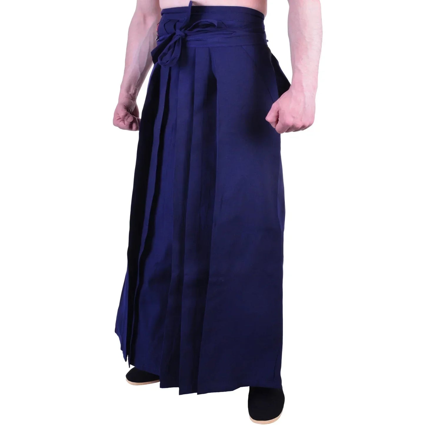 MAR-073B | Traditional Blue Aikido Hakama - Uniforms