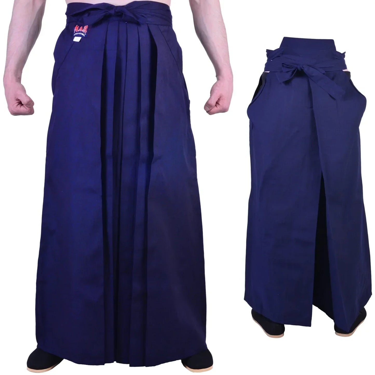 MAR-073B | Traditional Blue Aikido Hakama - Uniforms
