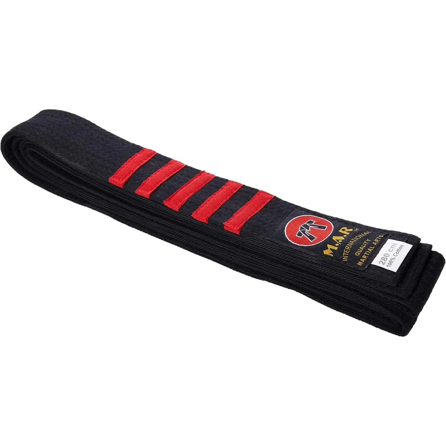 MAR-080 | Block Stripe Colour Rank Belts (E-I) - Belts