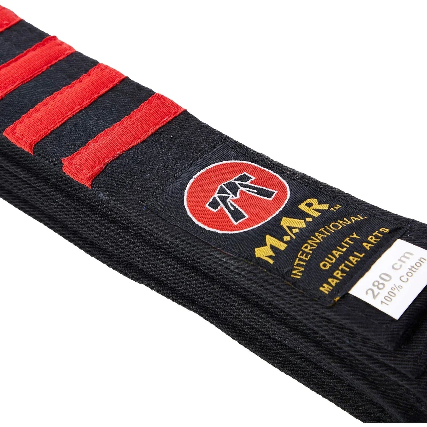 MAR-080 | Block Stripe Colour Rank Belts (E-I) - Belts