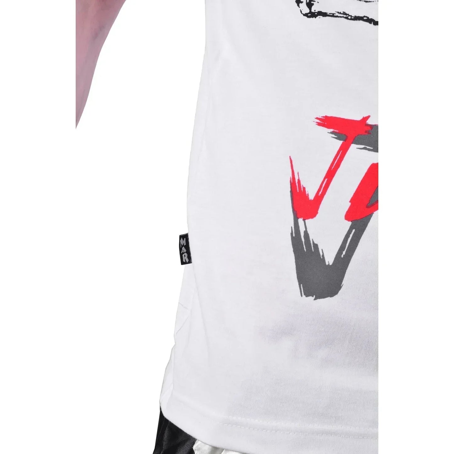 MAR-084D | White Round-Neck Judo T-Shirt - T-Shirts