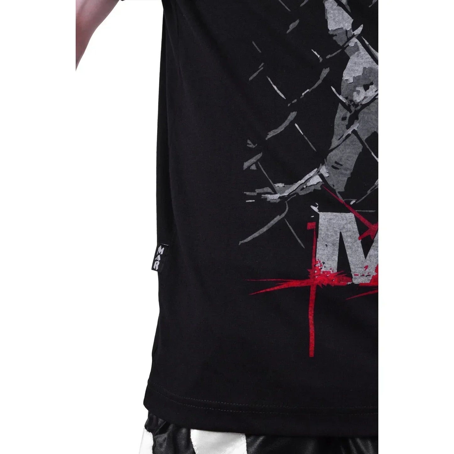 MAR-084G | Black Round-Neck MMA T-Shirt - T-Shirts