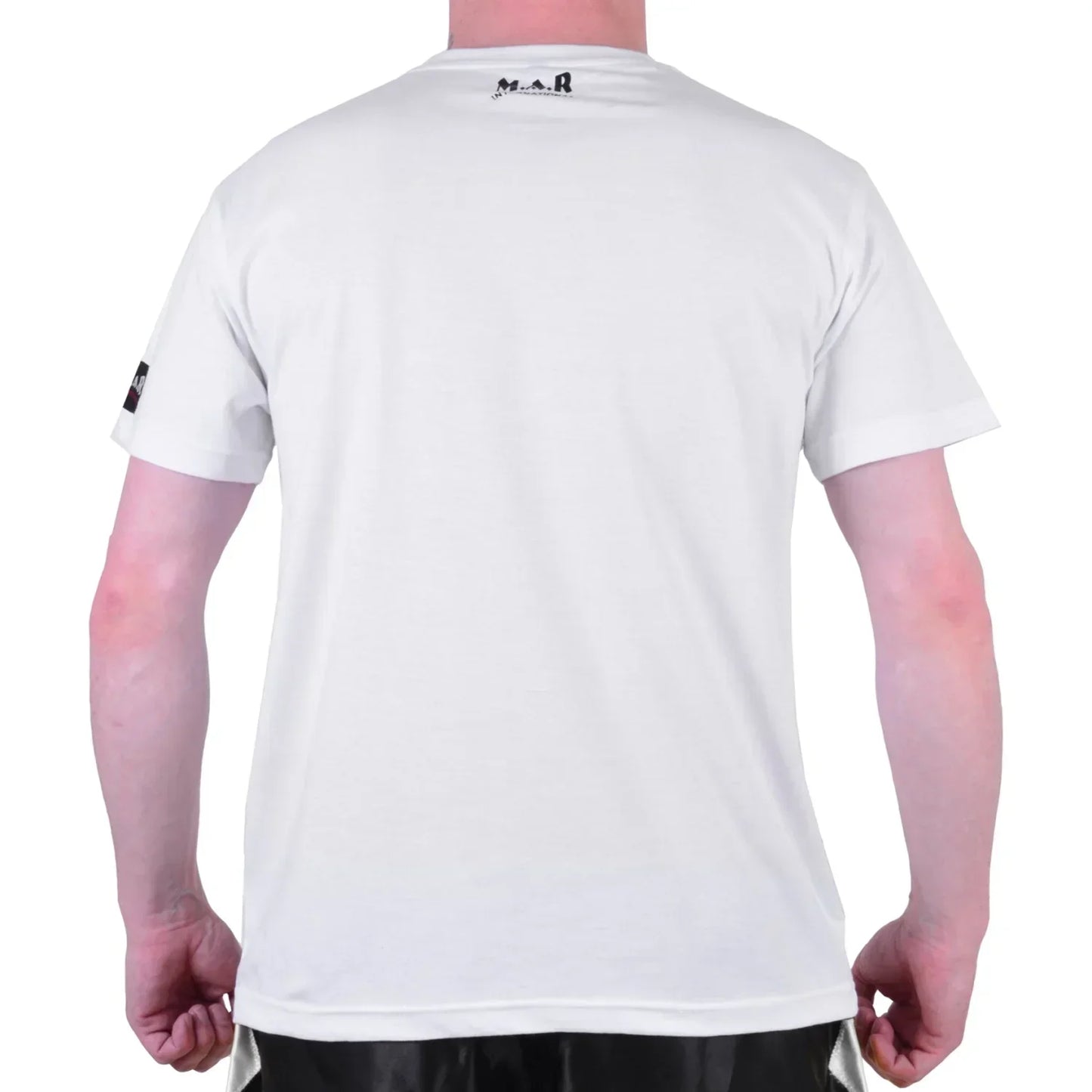 MAR-084H | White Round-Neck MMA T-Shirt - T-Shirts