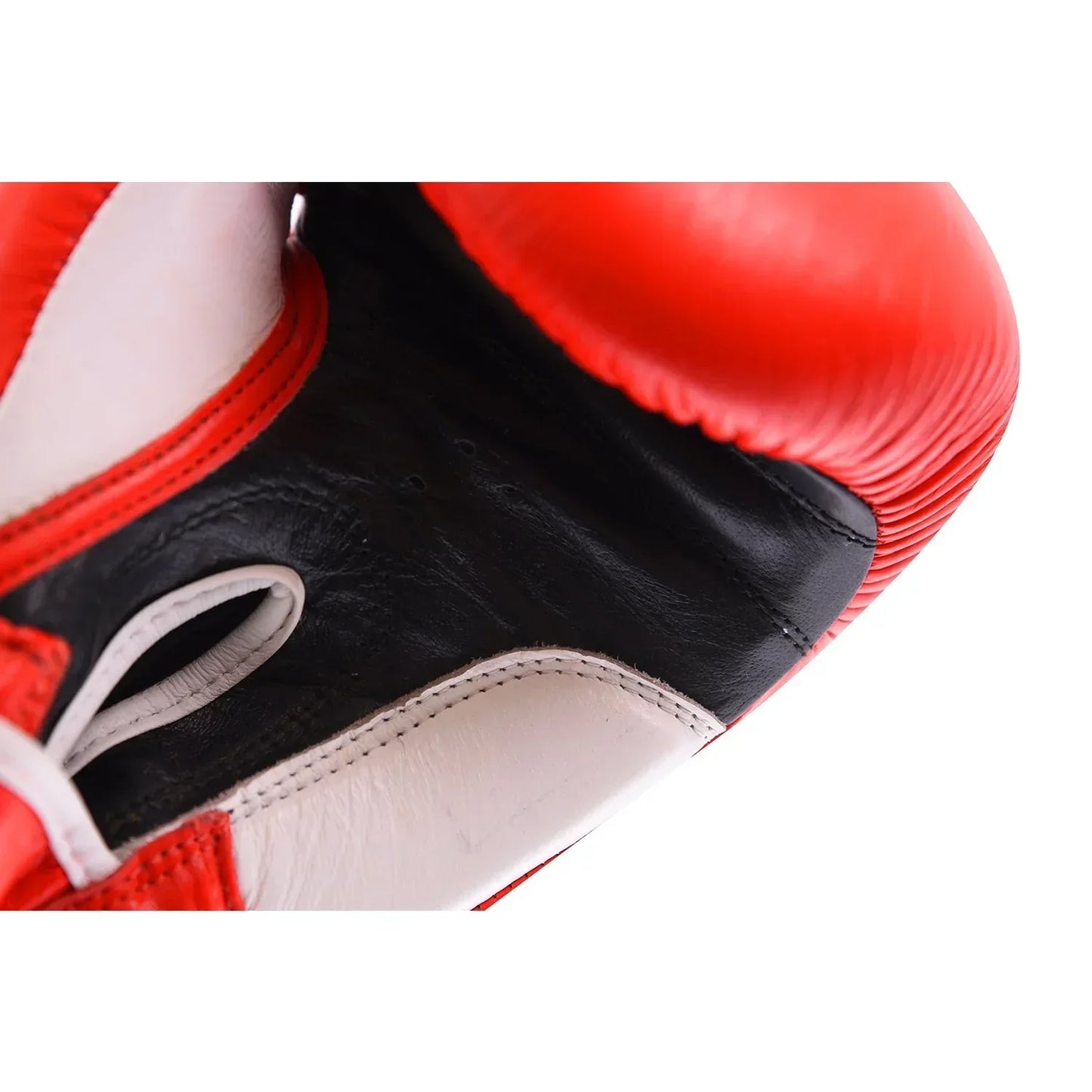 MAR-105B | Red Genuine Cowhide Leather Boxing/Kickboxing Gloves - Gloves