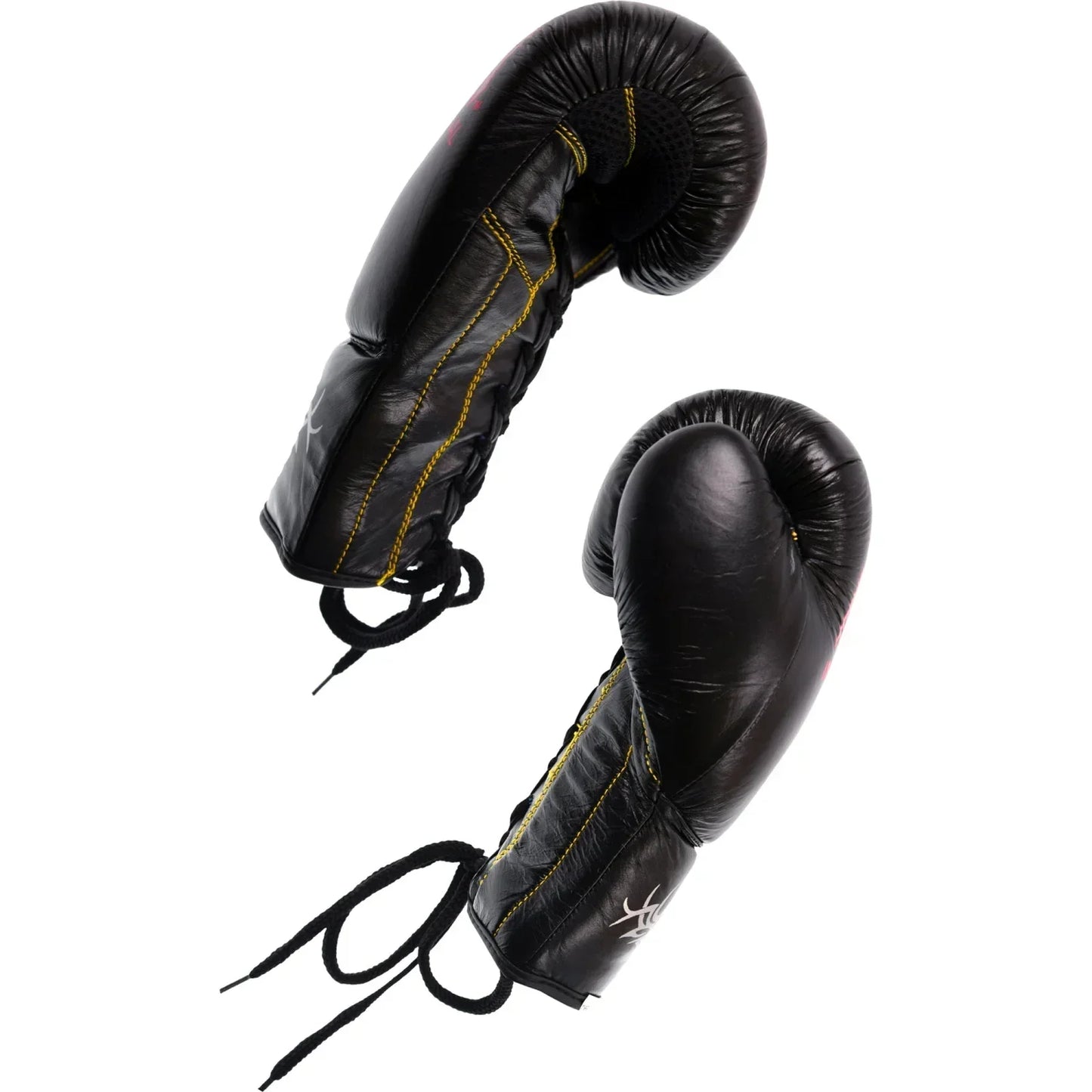 MAR-108A | Black Genuine Cowhide Leather Boxing Gloves/Kickboxing - Gloves