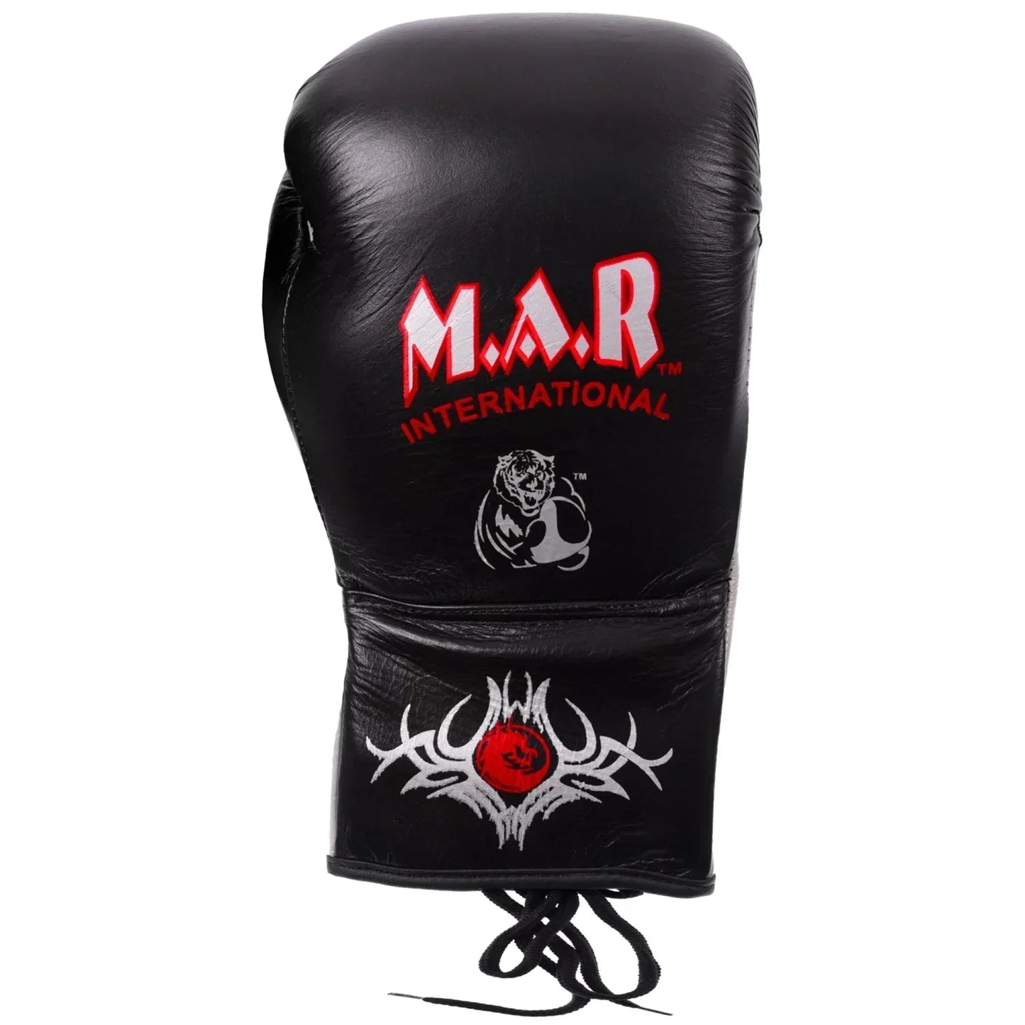 MAR-108B | Black Genuine Cowhide Leather Boxing Gloves/Kickboxing - Gloves