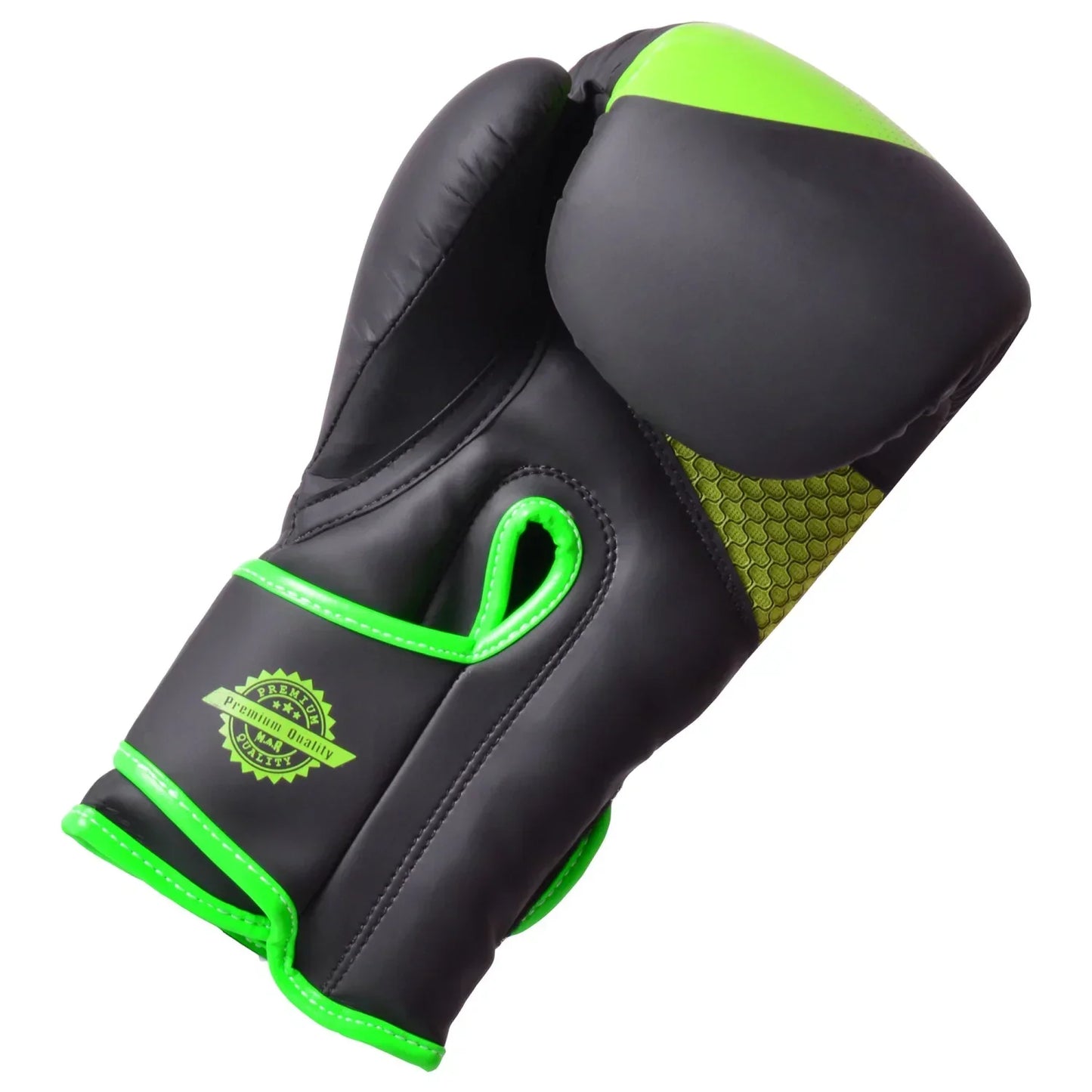 MAR-113E | Green Boxing & Kickboxing Competition Gloves - Gloves