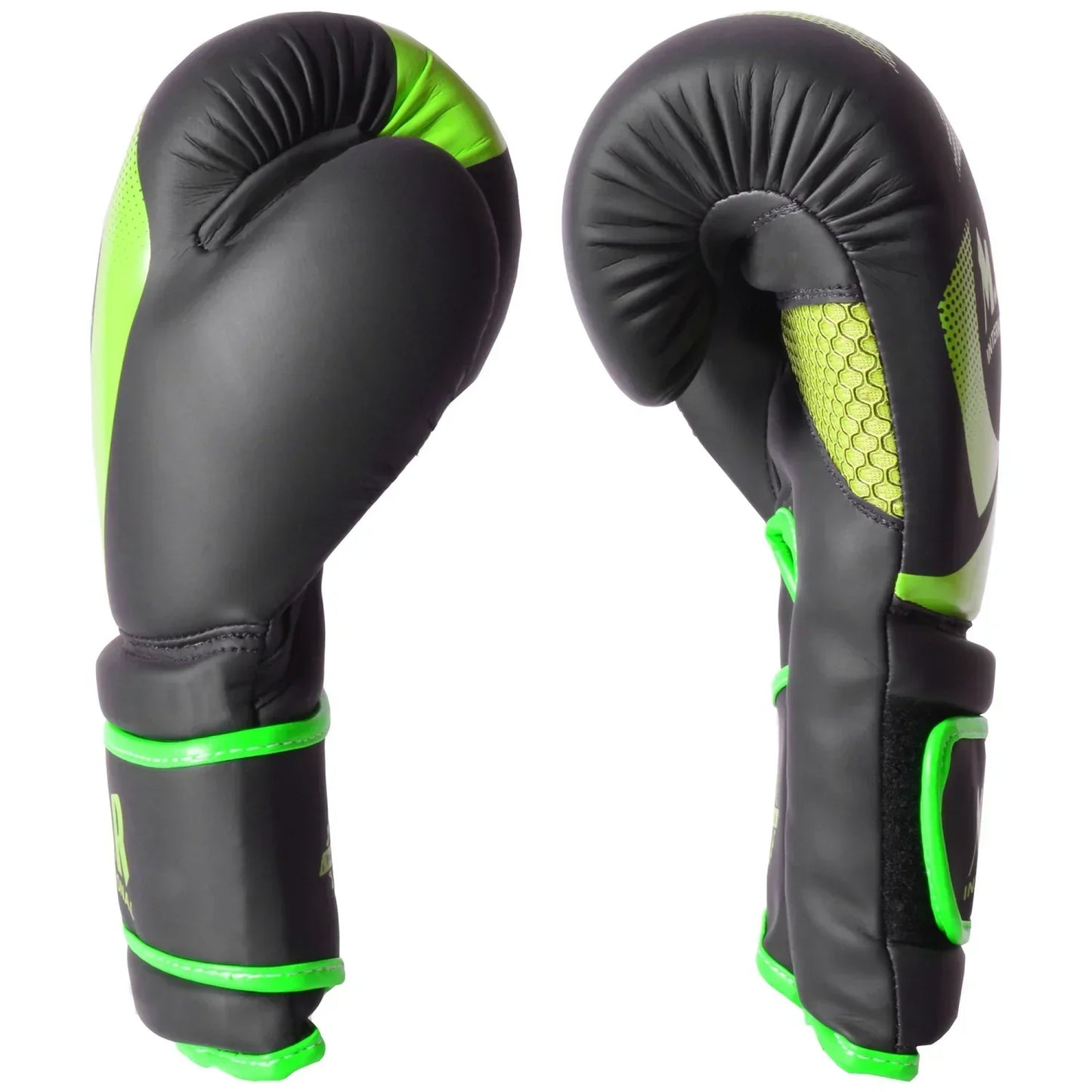 MAR-113E | Green Boxing & Kickboxing Competition Gloves - Gloves