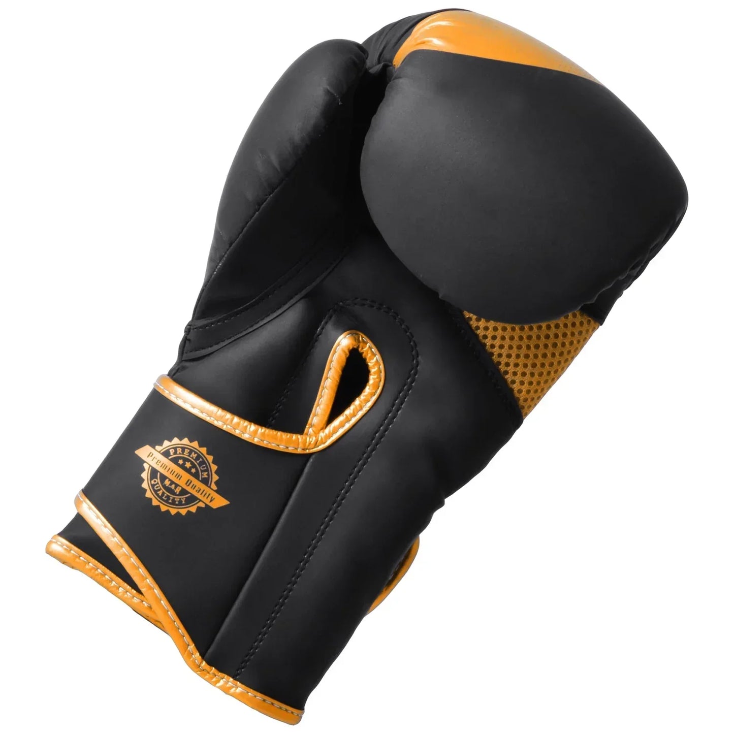 MAR-113F | Gold Boxing & Kickboxing Competition Gloves - Gloves