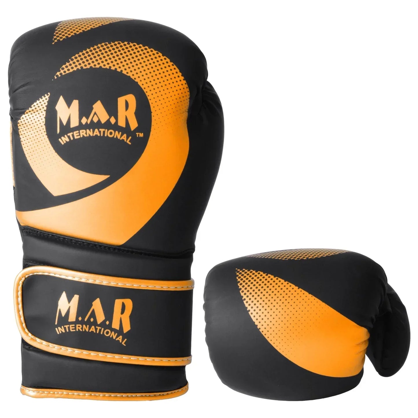 MAR-113F | Gold Boxing & Kickboxing Competition Gloves - Gloves