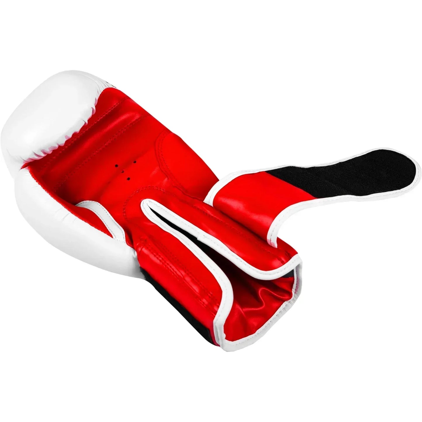 MAR-116 | White Flame Print Boxing/Kickboxing Gloves - Gloves