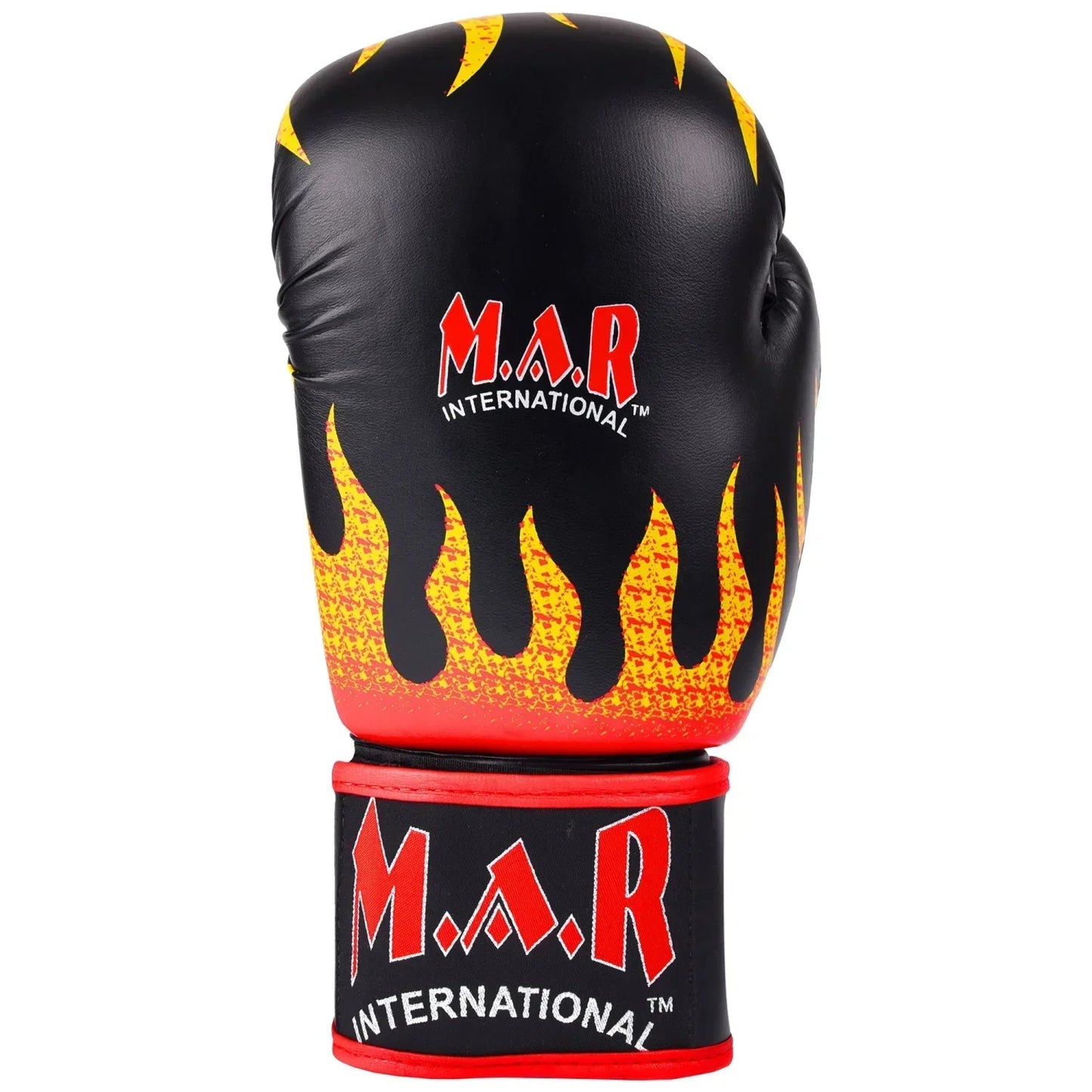 MAR-118A | Flame Print Boxing & Kickboxing Gloves - Gloves