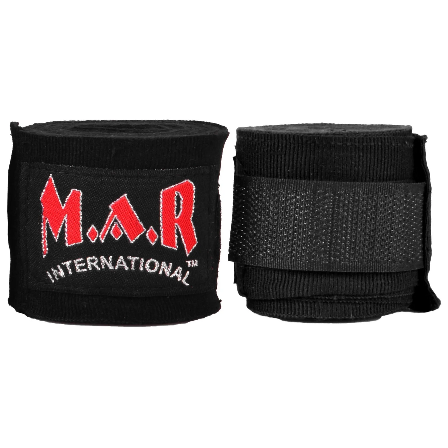 MAR-121B | Black Elasticated Boxing & Martial Arts Hand Wraps - Small Accessories