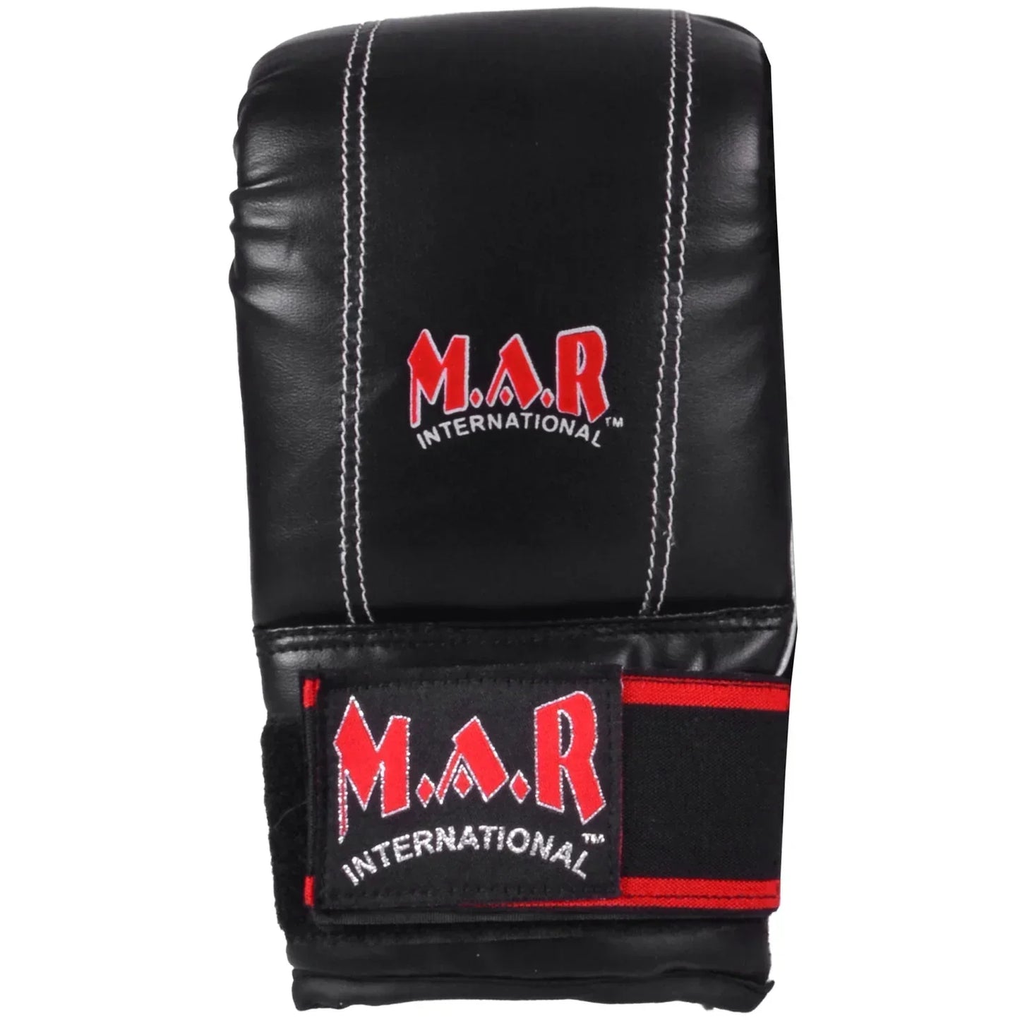 MAR-138 | Black & Silver Punching Mitt For Club Training - Gloves