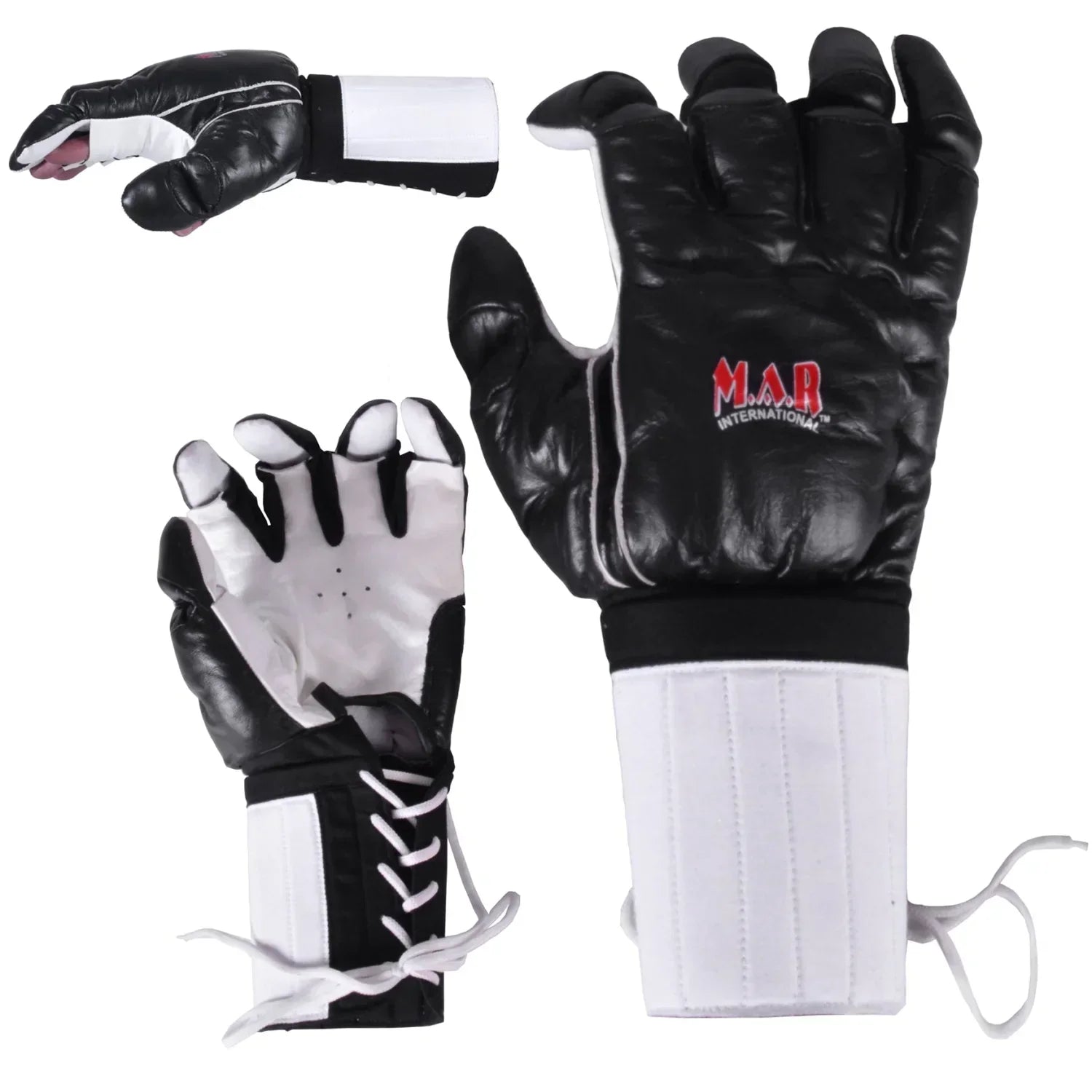 MAR-147 | Leather Ninja Kempo Gloves - Gloves