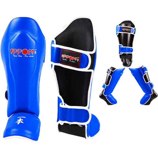 MAR-148C | Blue Kickboxing & Thai boxing IPPON Shin & Instep - Pads