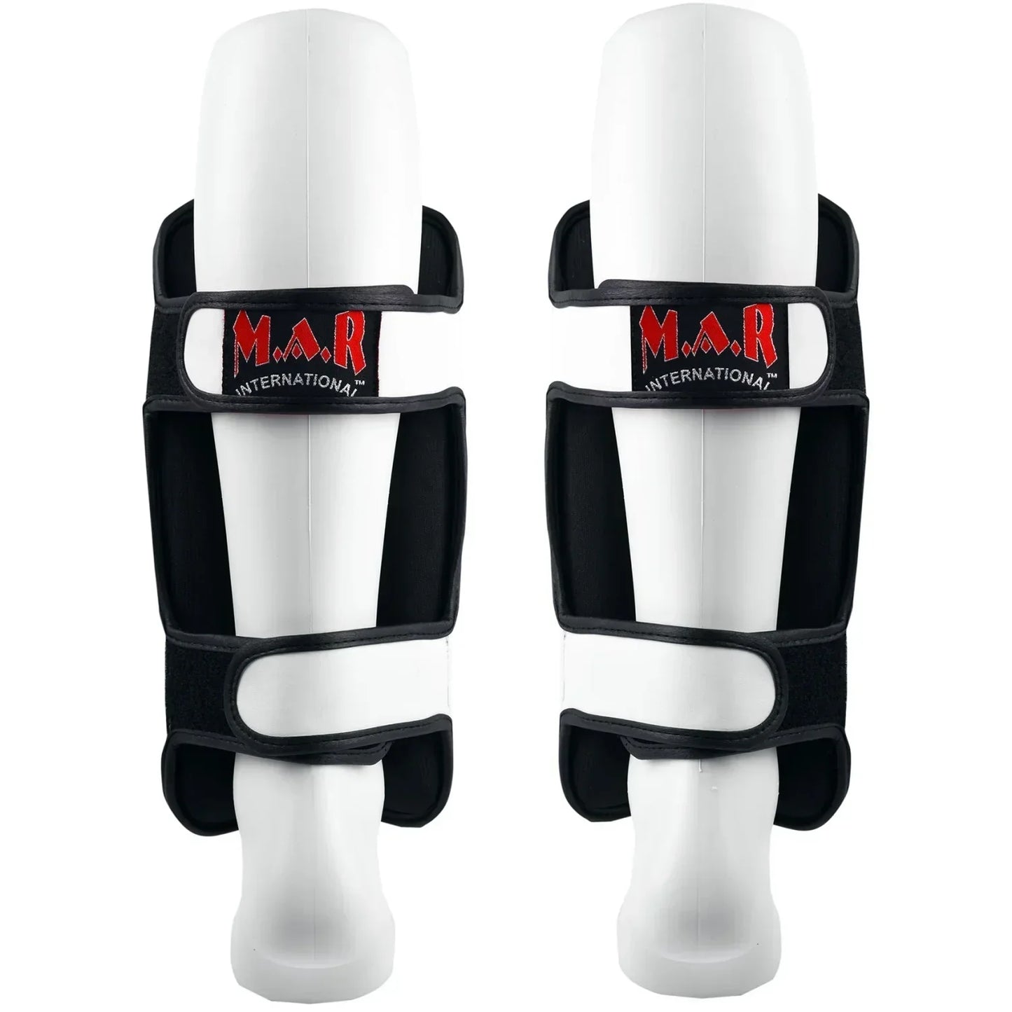 MAR-153D | Multilayered White Shin Guards - Pads