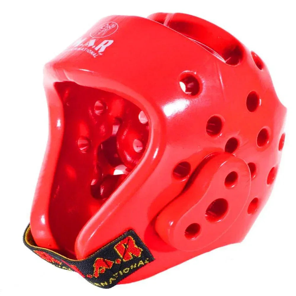MAR-160A | Red Dipped Foam Martial Arts Head Guard - Head Guard