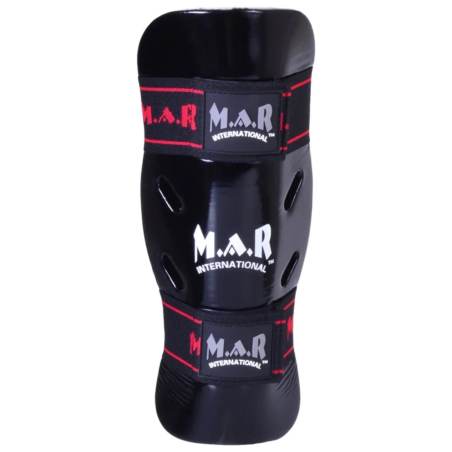 MAR-162B | Black Dipped Foam Martial Arts Shin Guard - Pads