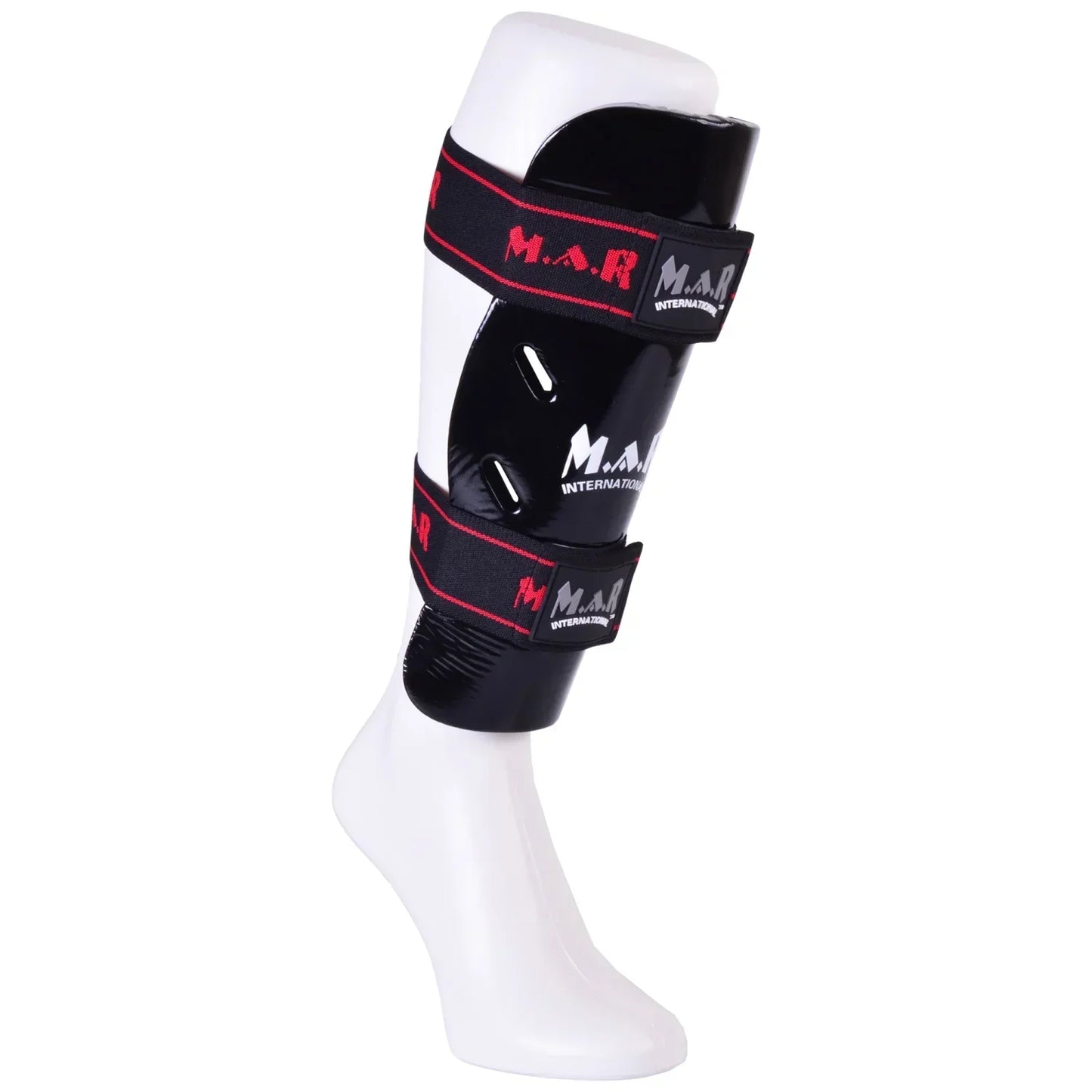 MAR-162B | Black Dipped Foam Martial Arts Shin Guard - Pads