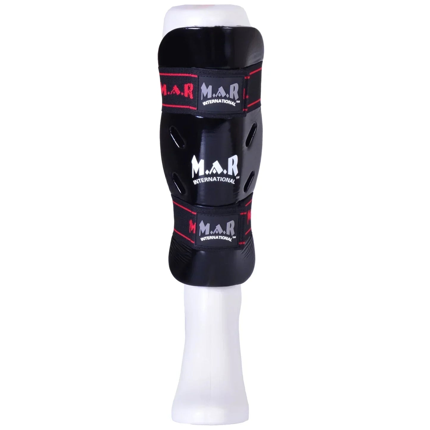 MAR-162B | Black Dipped Foam Martial Arts Shin Guard - Pads