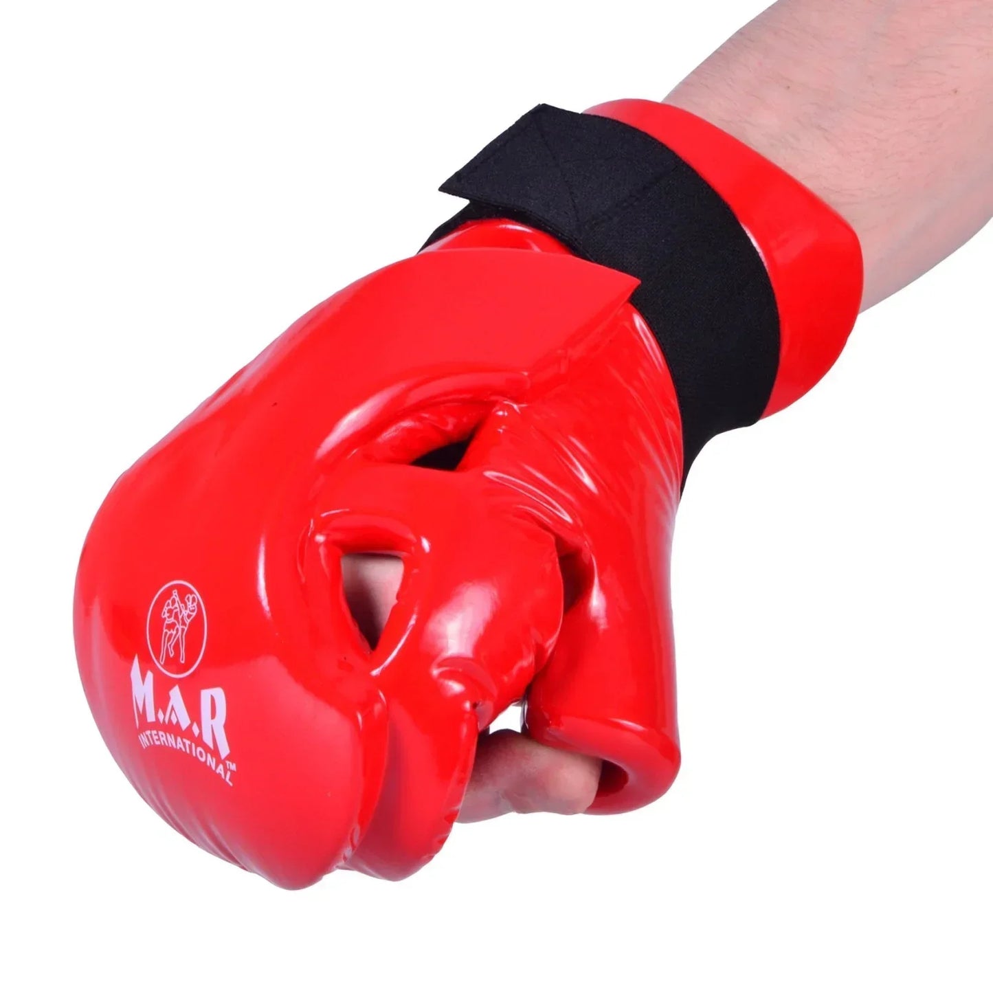 MAR-165A | Red Dipped Foam - Double Layer Punching Gloves - Gloves