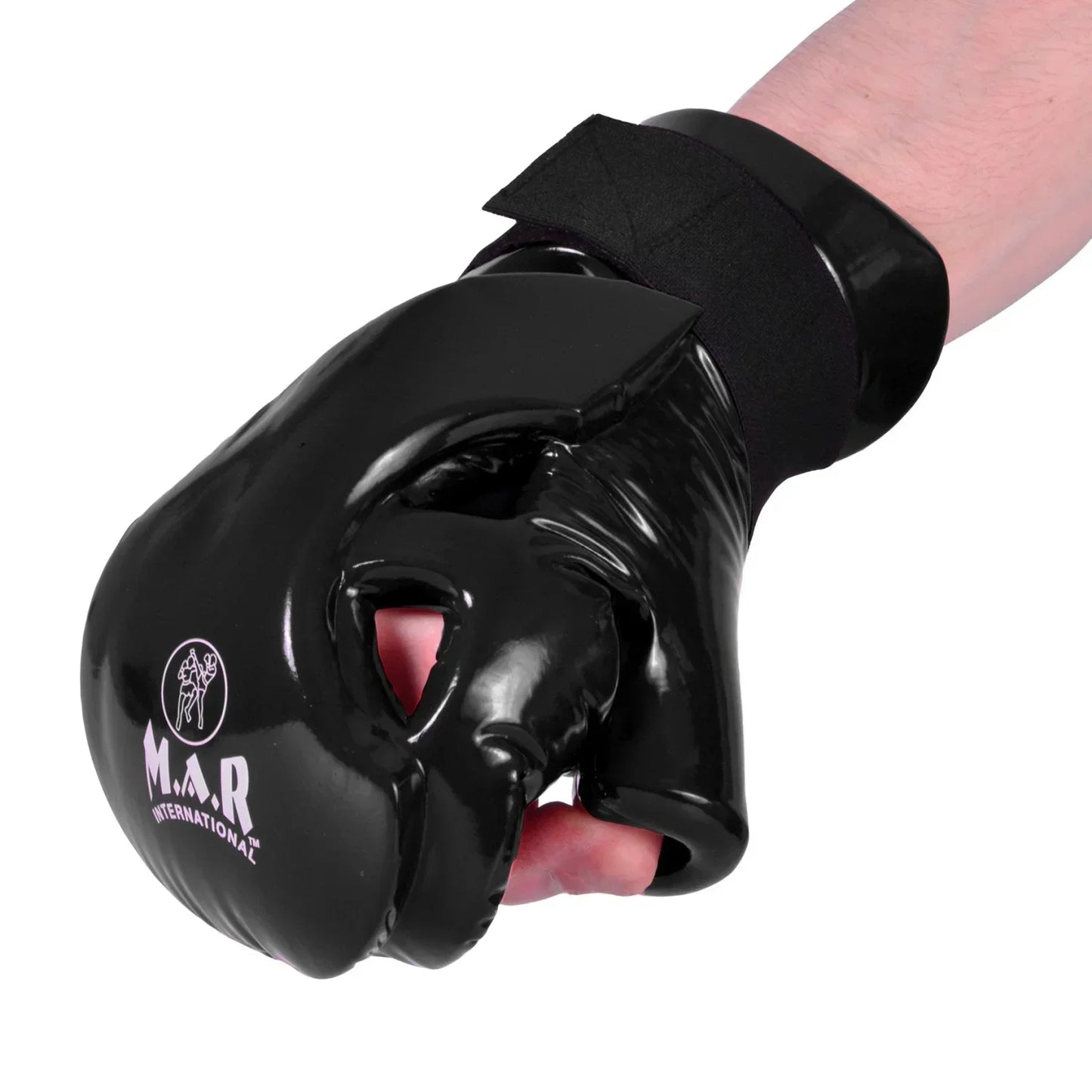 MAR-165B | Black Dipped Foam - Double Layer Punching Gloves - Gloves
