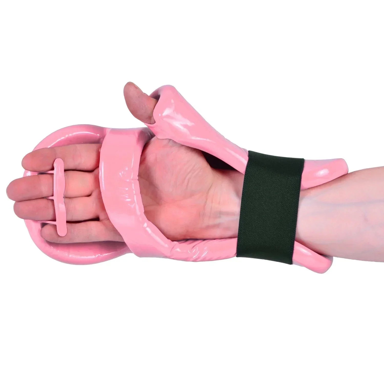 MAR-165D | Pink Dipped Foam - Double Layer Punching Gloves - Gloves