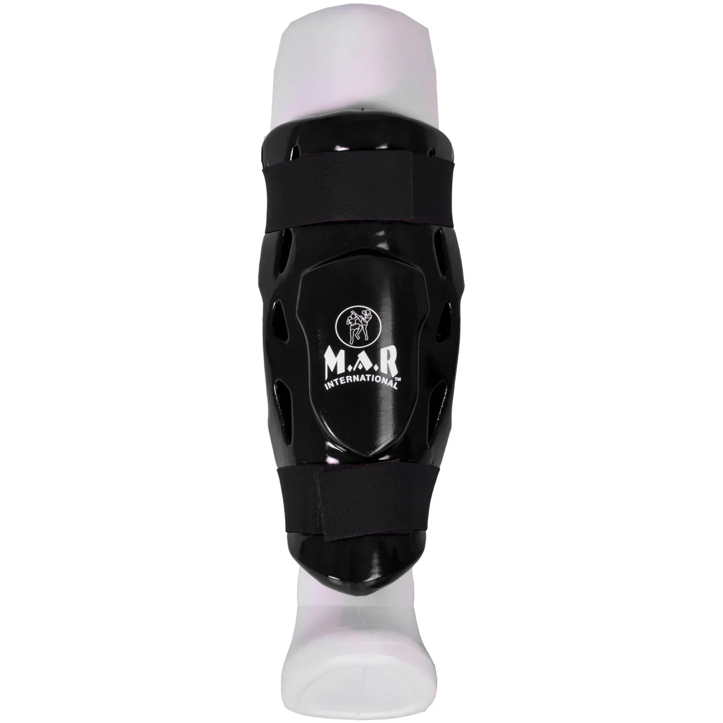 MAR-166B | Black Dipped Foam Double Layer Shin Guard - Pads