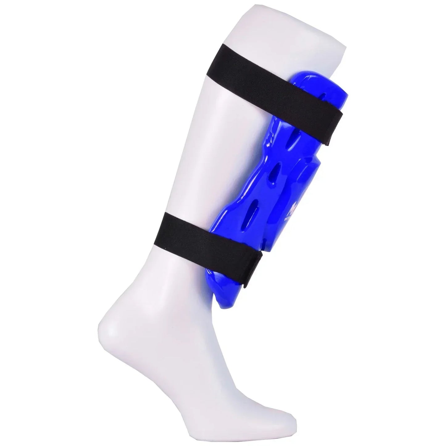 MAR-166C | Blue Dipped Foam Double Layer Shin Guard - Pads