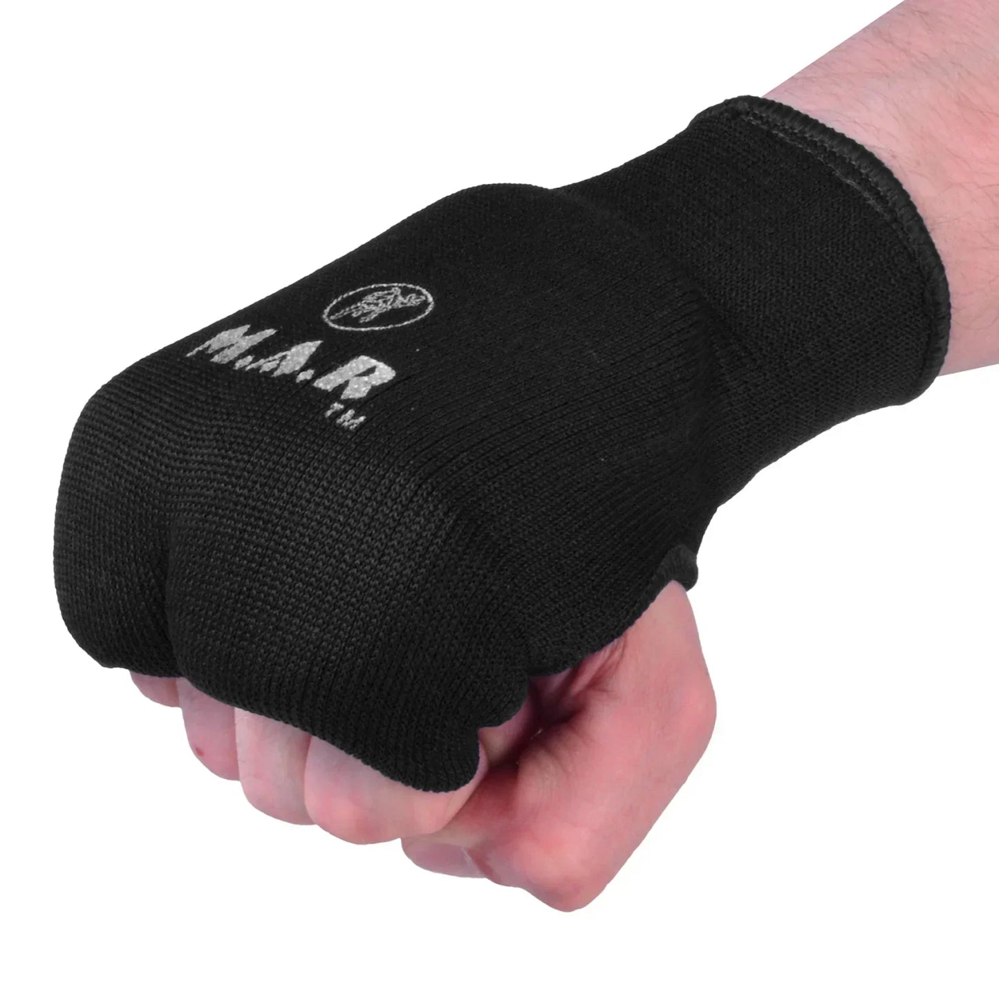 MAR-168B | Black Elasticated Fabric Mitts For Hand Protection - Small Accessories