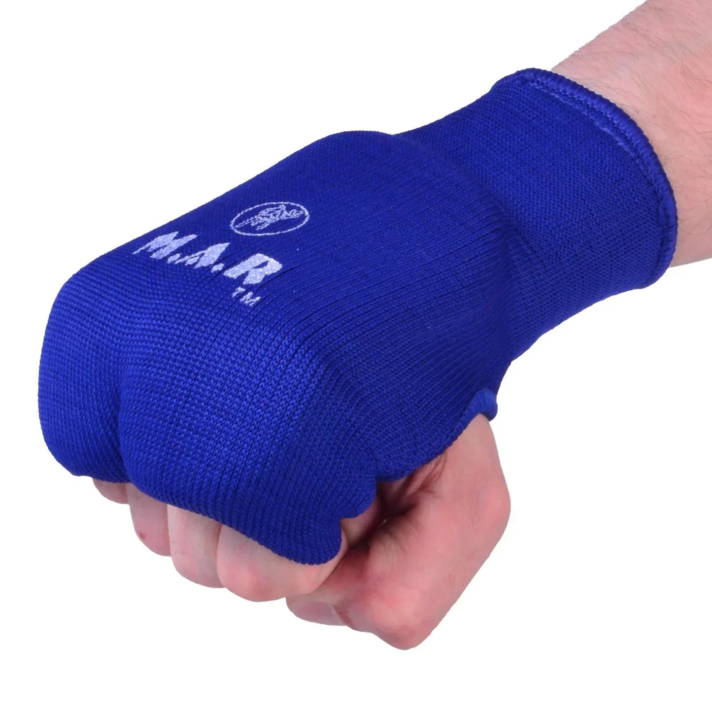MAR-168D | Blue Elasticated Fabric Mitts For Hand Protection - Small Accessories