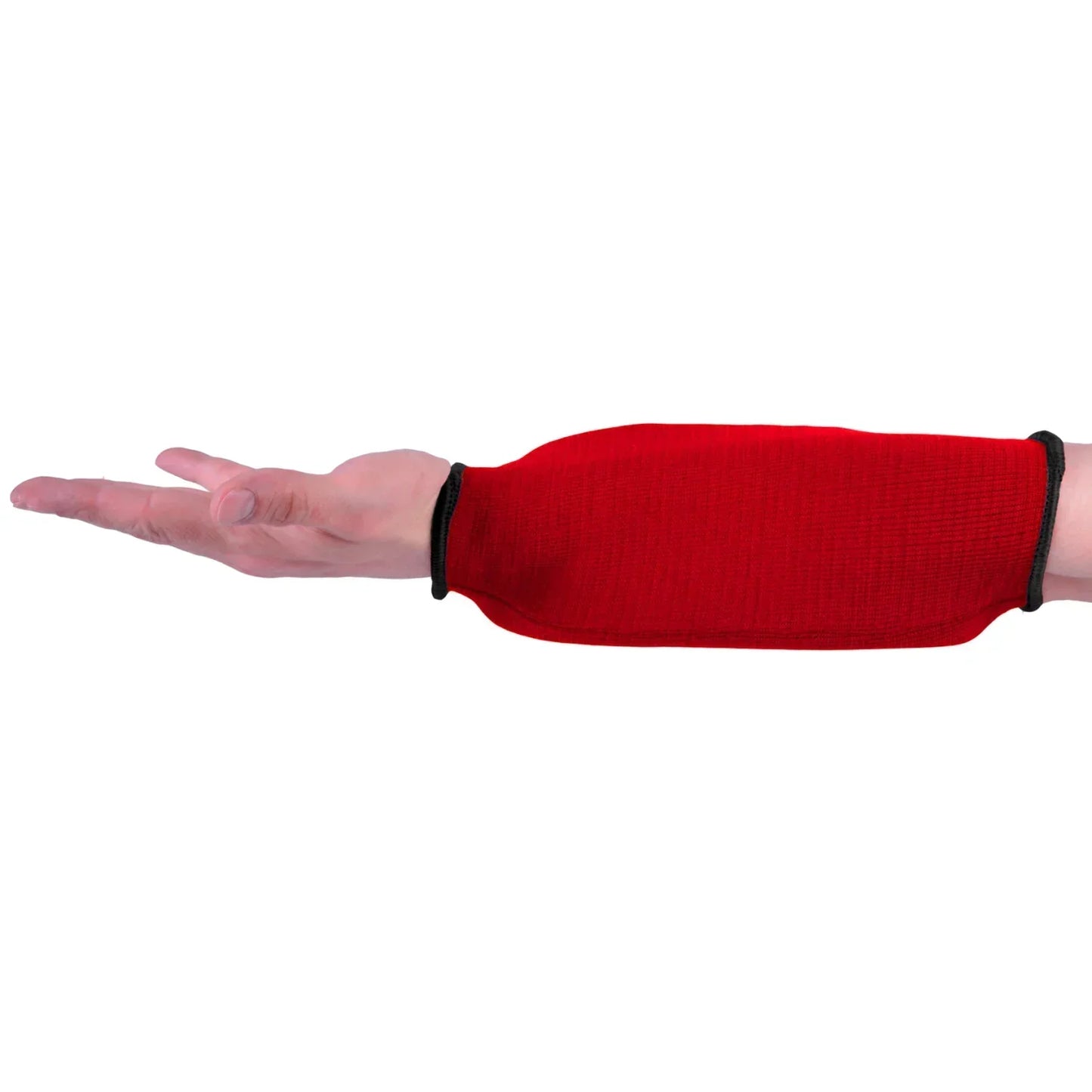 MAR-169C | Red Elasticated Fabric Arm Guard For Arm Protection - Small Accessories